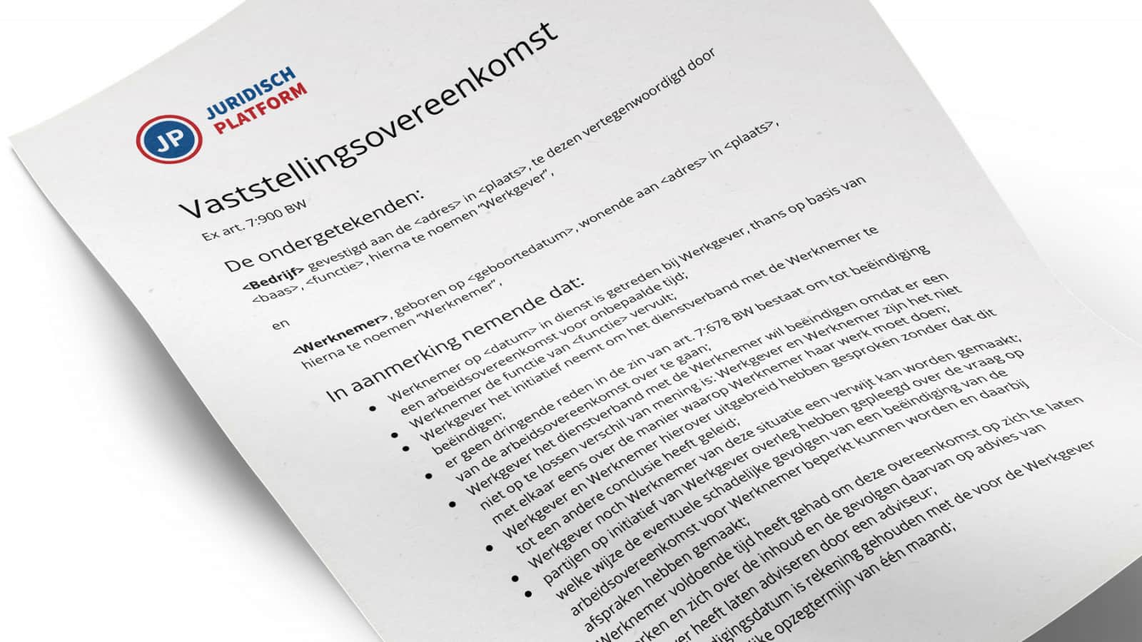 rechten bij ontslag vast contract