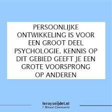 seminar persoonlijke ontwikkeling